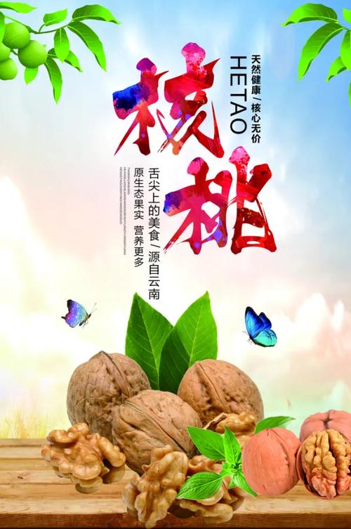 核桃土特产海报